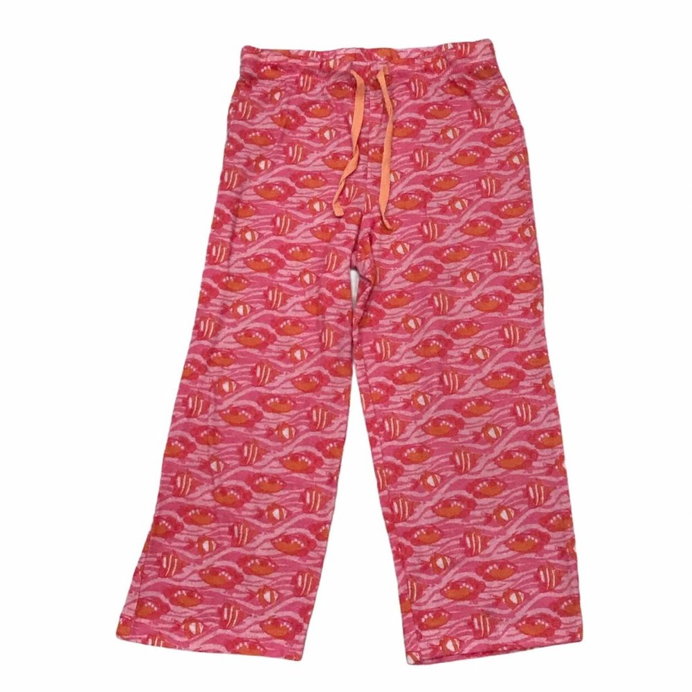 Vineyard Vines Pink Fish Pajama Pants 4/5